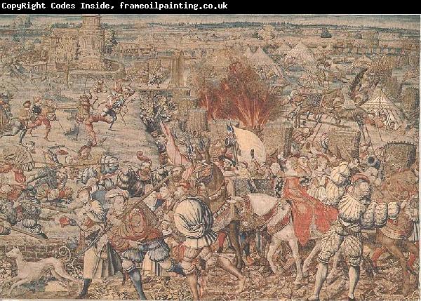 Bernard van orley The Battle of Pavia tapestry,